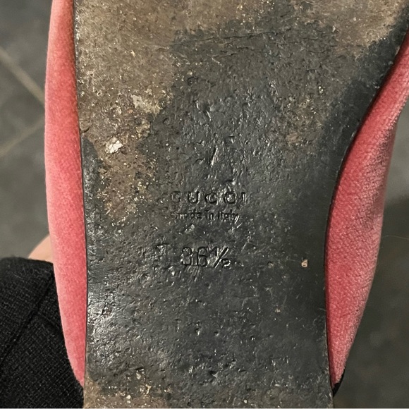 Gucci Lawrence snake mules pink - Picture 5 of 5